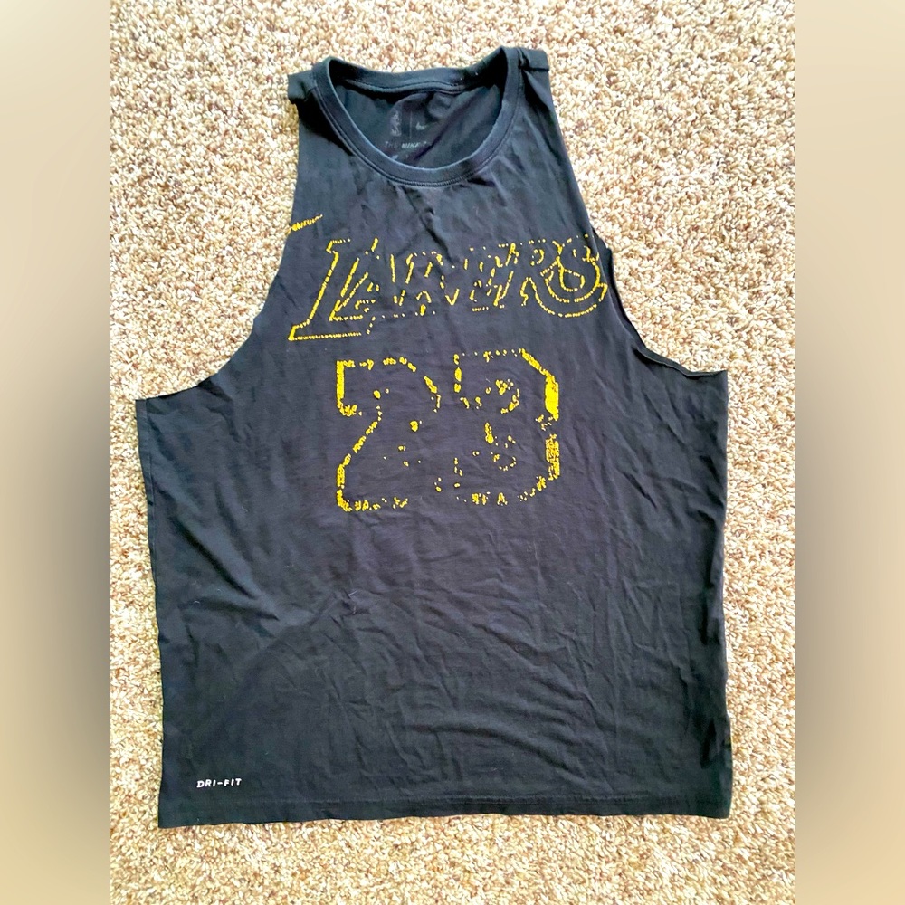 Nike Los Angeles Lakers Jersey Tank Top black NBA Swingman Icon Edition DIY Cut